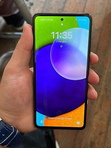 goycay telfon: Smartfon A52 – 3.5 mm qulaqcıq girişi və USB‑C portlu Xüsusiyyətlər — 3