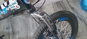 Uşaq velosipedləri: Uşaq/yeniyetmə üçün dağ velosipedi – SAFT brendi, mavi-qara dizayn — 2