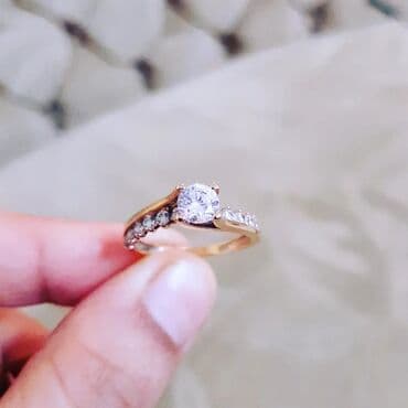 585 prob qızıl qiymeti: Nişan, Üzük, Sarı qızıl, 585 Əyar — 2