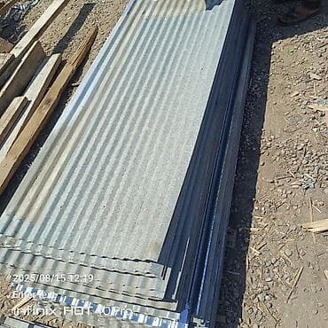 demir zabor: Məhsul: Dalğalı sinklənmiş dəmir təbəqələr (profilli saç) Təsvir: - — 4