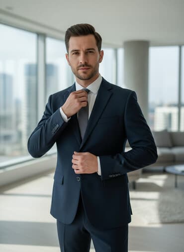 джинсовые мужские костюмы: Мужской костюм, Демисезон, 7XL, цвет - Черный — 1