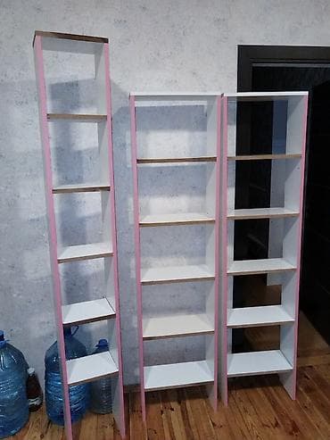 vitrin panel: Mağaza vitrin və mebel dəsti - Qırmızı rəngli vitrin stendləri: 3 — 1