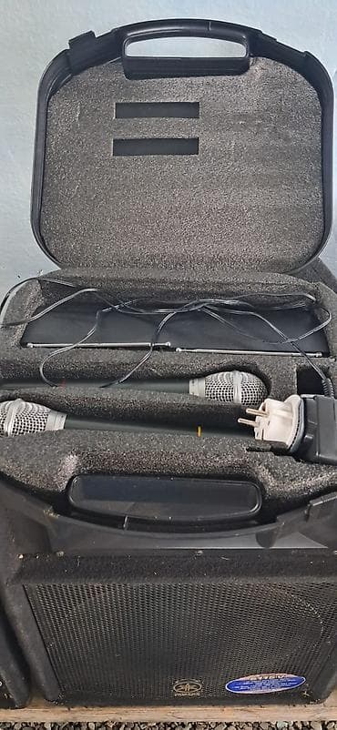 dj aparati satilir: Dynacord PowerMate 1000 mikser + Yamaha S115V səsgücləndirici — 7