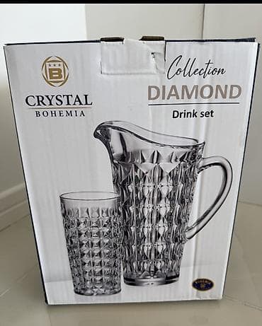limonad: Crystal Bohemia “Diamond” Collection – içki dəsti.oz qutusunda heç — 1