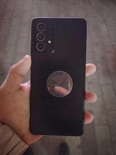 samsung galaxy a52 ekran: Samsung Galaxy A52 5G, 128 GB, rəng - Qara, Barmaq izi — 3