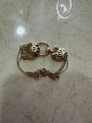 qizil sirga type 0: Bilərzik, Sarı qızıl, 585 Əyar, 5 g — 2