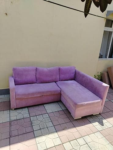 Künc divan, İşlənmiş, Açılan, Bazalı, Vеlur parça lalafo.az -da Künc divan, İşlənmiş, Açılan, Bazalı, Vеlur parça