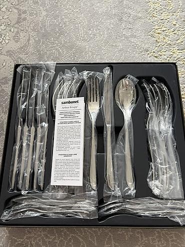Sambonet “Leaf” çəngəl-bıçaq dəsti İtalya – 24 parçalı, 6 nəfərlik — 4