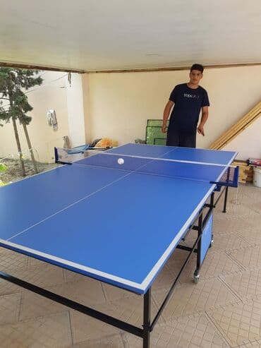 купить кислородный концентратор в бишкеке: Təkərli yığılıb açılan rahat daşınan tenis stolu. Yenidir. Ölçüləri — 2