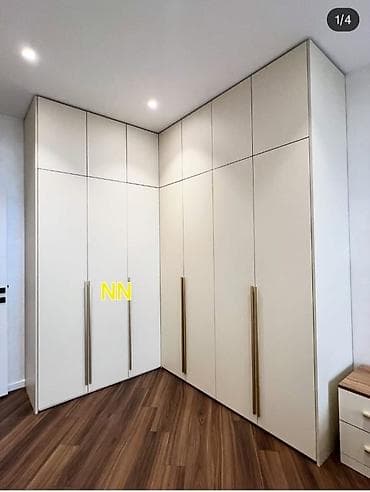 Künc tipli qarderob – müasir minimalist dizayn - Ölçü və