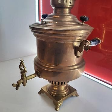 masaüstü gaming pc: Məhsul: Mis samovar – kömür/odunla işləyən klassik model Təsvir: - — 1