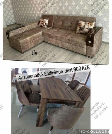 metbext divani: *künc divan* *masa dest* Yeni məhsul ✔️ sifarişlə hazırlanır ✔️ Ay — 4
