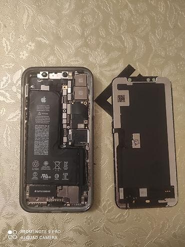 IPhone x 15 proya yiqilib ekran işləmir qulaq dinamika qırılıb — 1