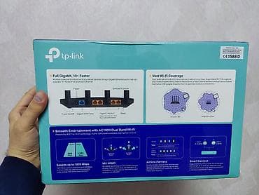 bakcell modem: TP-Link Archer C80 AC1900 Wi‑Fi modem router Yenidir, bağlı qutuda - — 2