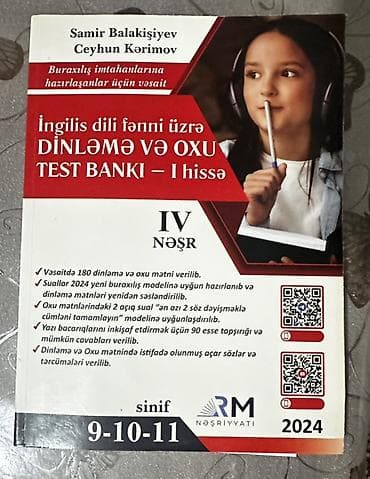 Məhsul: “İngilis dili fənni üzrə Dinləmə və Oxu Test Bankı – I hissə”