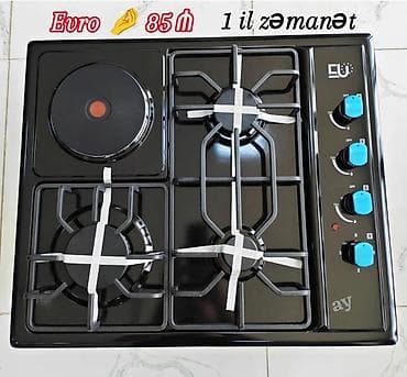 testa soba: Qaz sobası Quraşdırılan, 4 gözlü, Yeni — 7