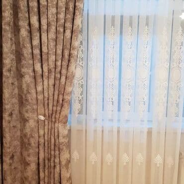 maqnit perde: Modern dizayn pərdə salonunda Türkiyə istehsalı tüllər və dekorlar - — 9