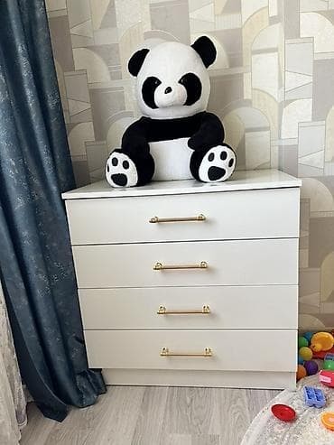 retro mebel: Для девочки и мальчика, Новый, Односпальная кровать, Шкаф — 3