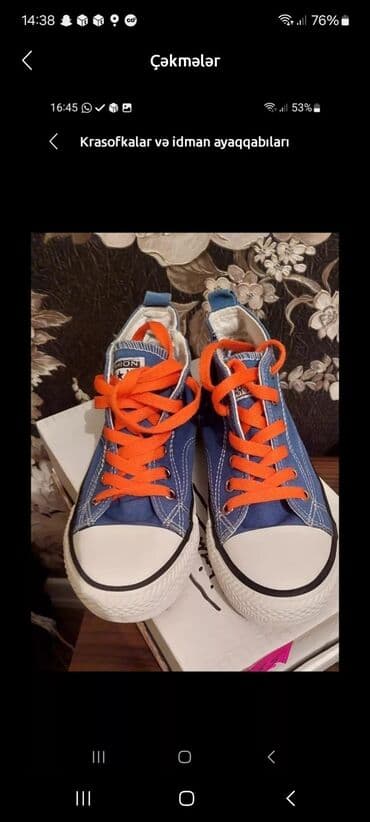 asics onitsuka tiger qadın krossovkaları: Ölçü: 35, rəng - Göy, Yeni — 1