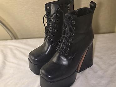 Ölçü: 36, rəng - Qara, İşlənmiş