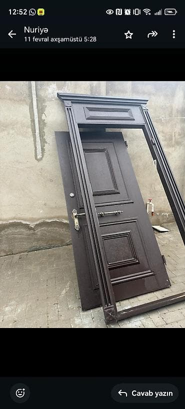 Ворота и комплектующие: Dəmir giriş qapısı komplekti - Material: qalın metal/dəmir — 1