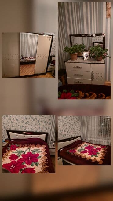 paltar şkafi: İkinəfərlik çarpayı, Dolab, İşlənmiş — 1