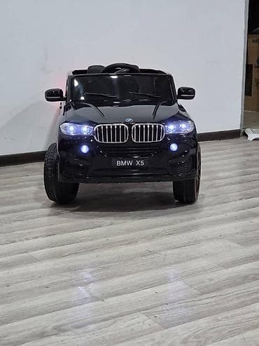 Коляски: BMW X5 Uşaq Elektrikli Maşını – qara rəng - Realistik BMW X5 dizaynı — 3