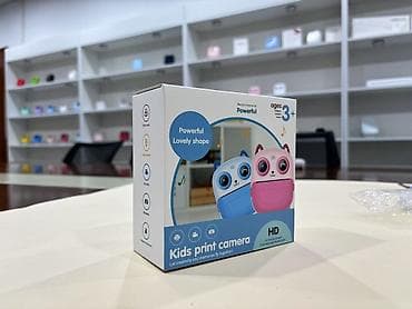 fpv dron: Uşaq üçün termal printerli fotoaparat – Kids Print Camera - Yaş — 4