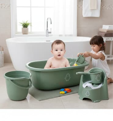 yasil don: Uşaq vanna dəsti yenidir istifadə olunmayıb — 2