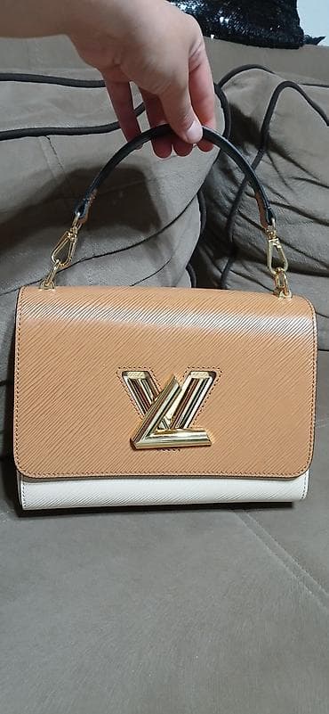 louis vuitton çanta: Louis Vuitton V Tote çiyin/əl çantası - Material: Epi dəri — 4