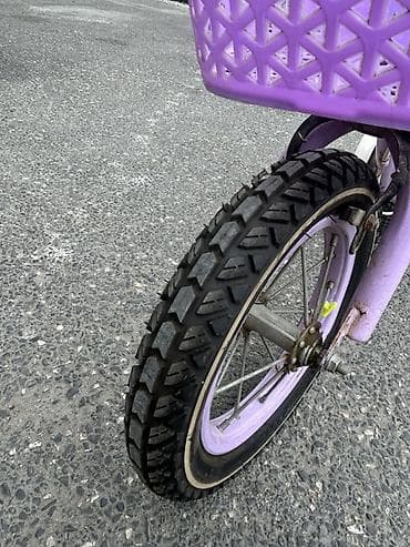 cube velo: Uşaq velosipedi – bənövşəyi/ağ rəngdə - Kiçik ölçülü uşaq velosipedi — 1