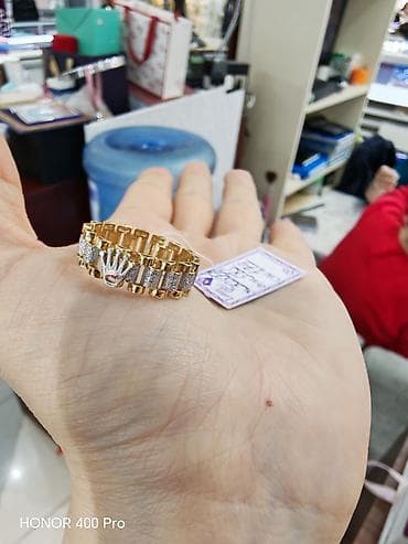 Бижутерия: Альянс, Кольцо, Желтое золото, 585 проба, Без камня — 4