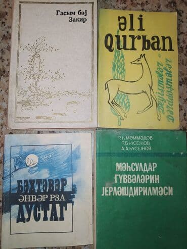 Kitablar hamisi 40-50 ilin neshridir,xususi seligeyle — 16