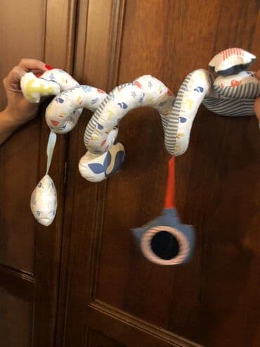 əkiz kolyaskası: Mothercare oyuncaqlar,ideal veziyyetde,kolyaskaya asilir — 2