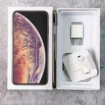 iphone xs max kredit: IPhone Xs, 256 GB, Matte Gold, Zəmanət, Face ID, Sənədlərlə — 3