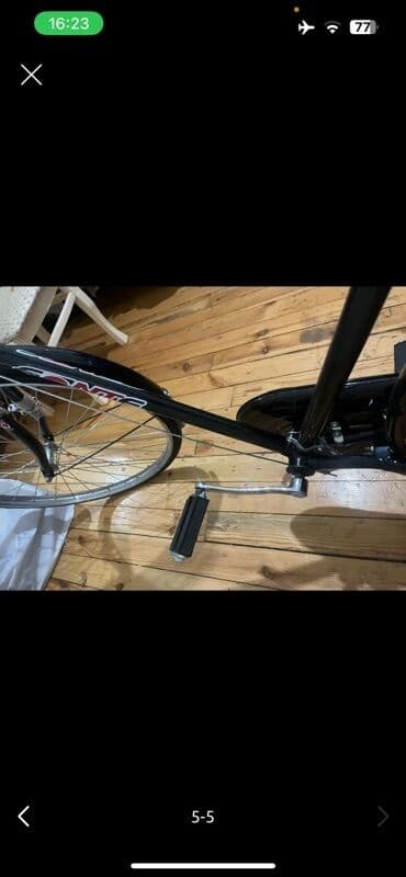 kross hexagon 1: Şəhər velosipedi – Fonte - Rəng: qara - Çərçivə: klassik düz borulu — 1