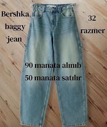 kurtka modelləri: Cinslər, Bershka, rəng - Mavi — 1