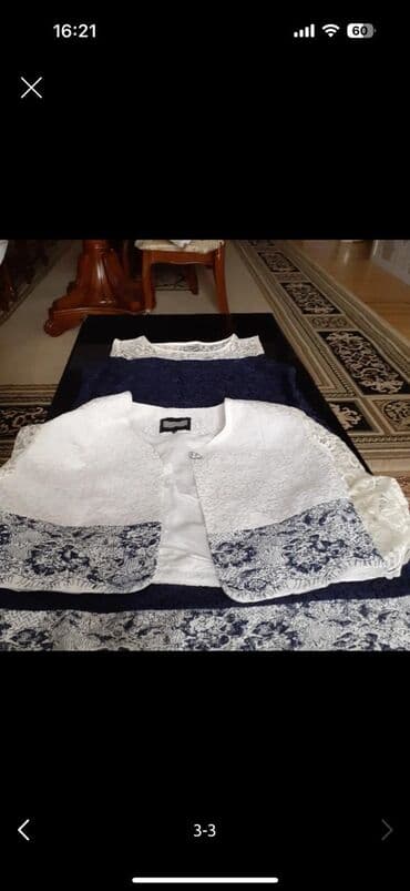 женские ажурные шарфы: Məhsul: Qadın geyimləri – 2 ədəd don 1) Göy-qaranın tonlarında dizayn — 5