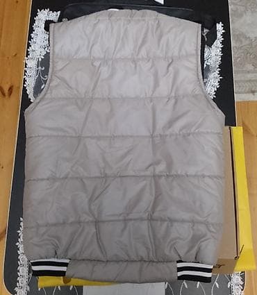 balonka kurtkalar 2020: Jilet, L, rəng - Ağ — 2