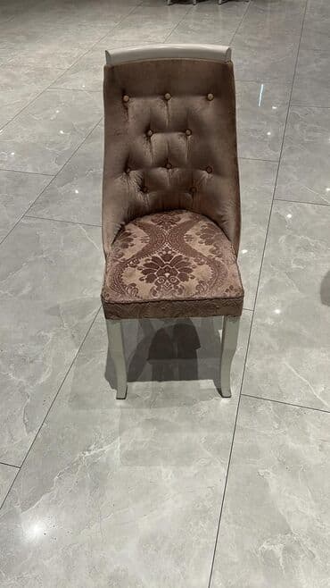 uşaq stol: Qonaq otağı üçün, Açılmayan, Dördbucaq masa, 6 stul — 2