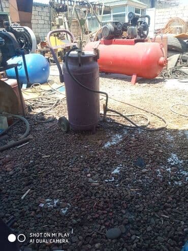 qumlama aparatı: Qumlama Aparatı. təzə kompressorla birlikdə 500 litr 7.5 kvt 0.8m3 12 — 1