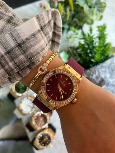 richard mille saat qiymeti: Qol saatı, Hublot, rəng - Qızılı — 1