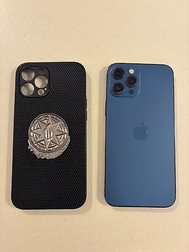 iphone e: IPhone 12 Pro Max, 128 GB, Mavi, Face ID — 1