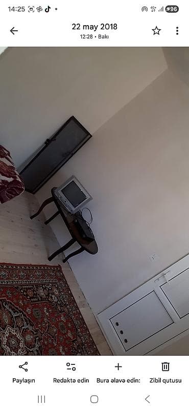 аренда столовой: 1 otaqlı kiçik ev (studia tipli) – mebellə - Otaq: yataq/istirahət — 9