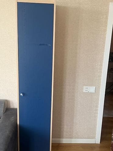 dolab yeni: İşlənmiş, 3 qapılı, Siyirməli, Mavi, Taxta, Açılan, Düz dolab — 3