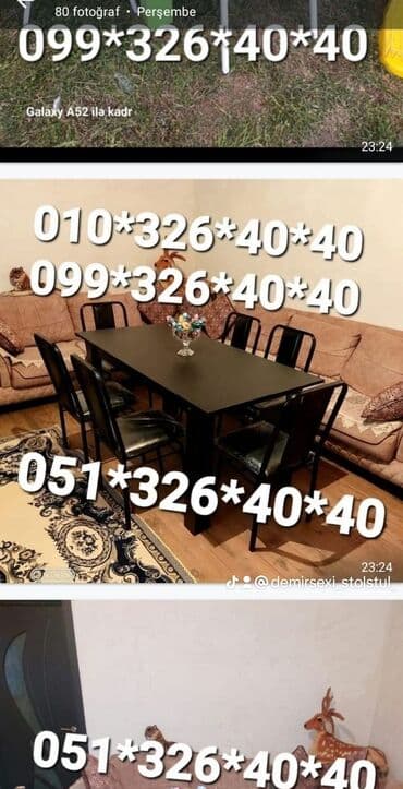 stol stul işlenmiş: Yeni, Sadə stul, Metal, Azərbaycan — 16