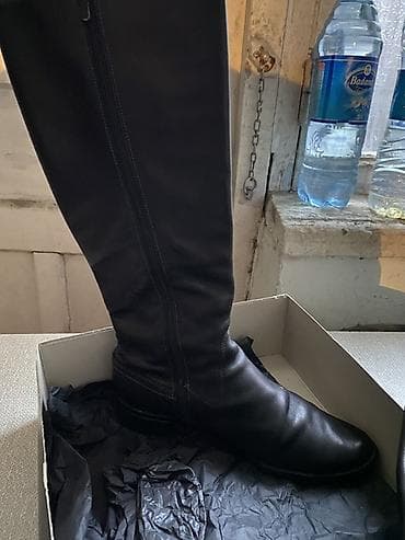 Botinka və botilyonlar: Çəkmə, Ölçü: 36, rəng - Qara, İşlənmiş — 2