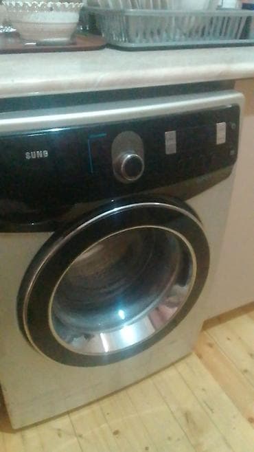 Paltaryuyan maşın, ön yükləməli, inox gövdə və iri lyuklu model — 1