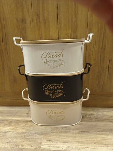 Çörek qabları Türkiye istehsalı Material:Emal xrom Qapaq bamboo