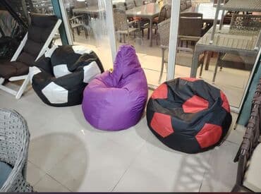 бесформенное кресло: Новый, Пуфик-кресло, Ткань, Нет кредита, Бесплатная доставка в черте города — 26